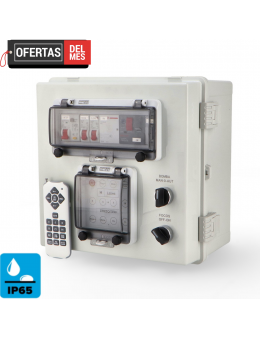 Cuadro Eléctrico Premontado Para Piscina de 1 Cv Con Transformador 60Wac y Controlador Incluido