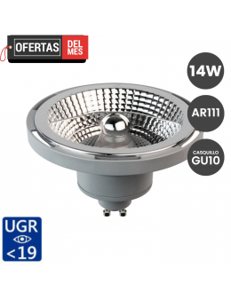 Lámpara LED AR111 14W 45º GU10-UGR19