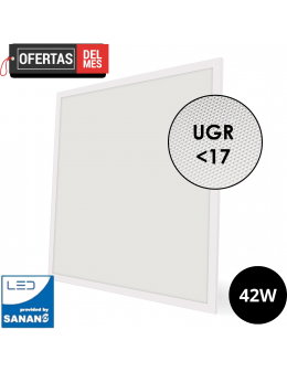 Panel Led Serie Bure 60X60 Cm 42W No Flicker Driver Philips