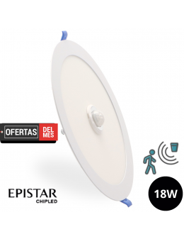 Panel Led Circular Serie Sensor Light 18W