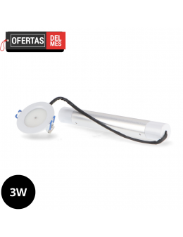 Emergencia Led 3W Rounfix Permanente / No Permanente