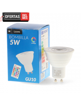Bombilla Led Colours Gu10 5W Rgbw Con Mando