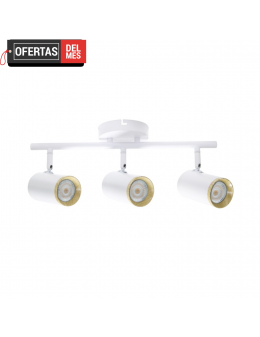 Aplique de Techo Gu10 Country 3 Focos