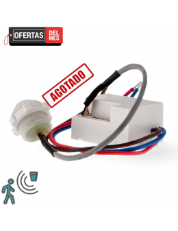 Detector de Movimiento Mini Pir 360º Empotrable