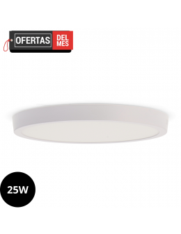 Panel de Superficie Serie Slim Circular 25W
