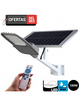 Farola Solar Led Minlight Para Alumbrado Público 100W 