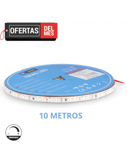 Tira Led 24V Smd Ziadna Ip20 10W/m Uv - 10 Metros