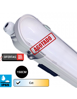 Regleta Estanca LED 48W IP66 Philips Driver Color seleccionable 150cm