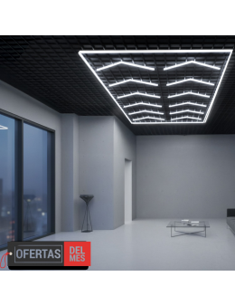Regleta Led Hexagonal Doble Angulo 380W