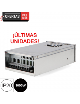 Fuente de Alimentación Para Tiras Led 1000W 12Vdc