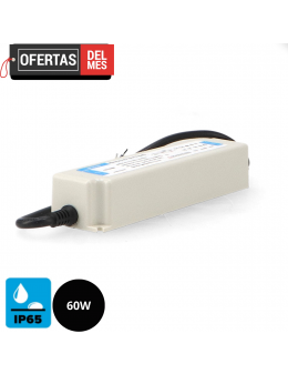 Fuente de Alimentación Para Tiras Led 60W 12Vdc Ip66