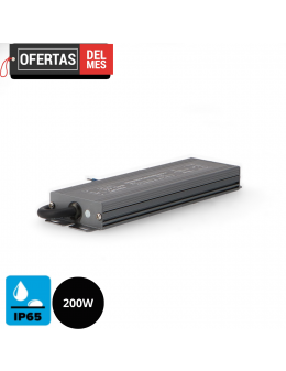 Fuente de Alimentación Para Tiras Led 200W 12Vdc Ip65