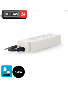 Fuente de Alimentacion Para Tiras Led Mean Well 150W 12Vdc Ip67 