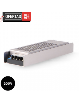 Fuentes de Alimentación Slim Para Tiras Led 200W 24Vdc