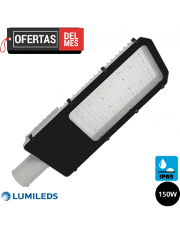 Luminaria LED 150W LUMILEDS 135lm/W Gris Alumbrado Público
