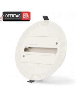 Base Empotrable Con Carril Blanco Monofásico