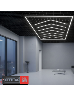 Regleta Led Hexagonal Angulo 384W