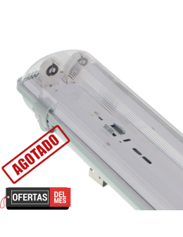 Pantalla Estanca Para Dos Tubo Led Platno 1500 Mm