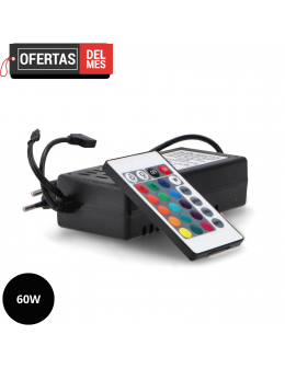 Adaptador de Corriente Para Tiras Led Rgb 60W 24Vdc
