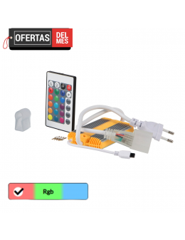 Controlador Para Neón Led Rgb 220V Con Mando