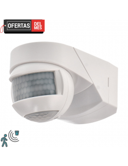 Detector de Movimiento Pir 180º Superficie Whitetin