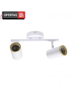 Aplique de Techo Gu10 Country 2 Focos