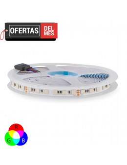 Tira Led 24V Smd Videny Ip20 Rgb 12W/m - 5 Metros