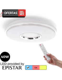 Plafon Led Cct Circular Bari 40W