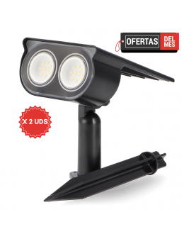 Foco Solar Led Con Pincho Owl 