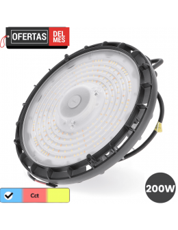 Campana Ufo Led Serie Multioptical 200W 0-10V