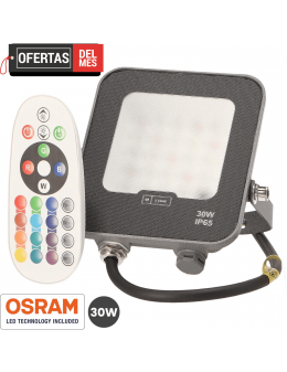 Foco Proyector LED Plus 30W Rgb