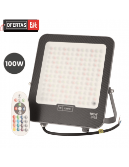 Foco Proyector Led Napoli Plus 100W Rgb