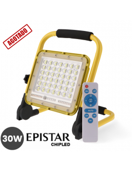 Foco Proyector Led Portátil Con Batería Laptop 30W