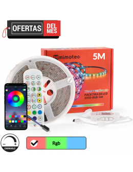 Pack Tira de Led 12V 5050 30L Rgb - 5 Metros