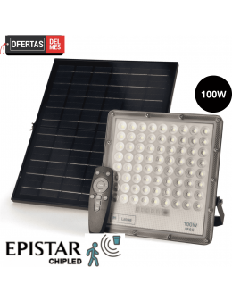 Foco Proyector Led Solar Bari 100W