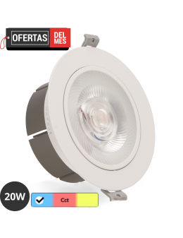 Foco Downlight Led Orientable Cobfix 20W Cct