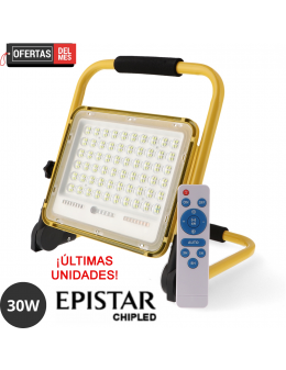 Foco Proyector Led Portátil Con Batería Laptop 30W