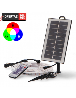 Pack Tira de Led Solar Smd2835 300L Multicolor - 5 Metros