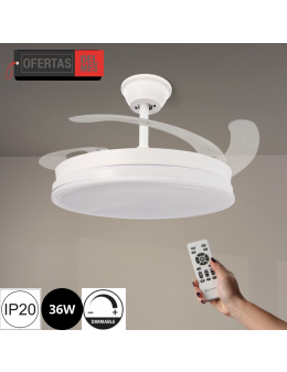 Ventilador de Techo Led White Olga ø107 Cm