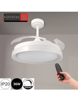 Ventilador de Techo Led White Yeray ø107 Cm