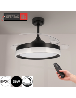 Ventilador de Techo Led Black Yeray ø107 Cm