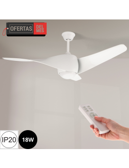 Ventilador de Techo Led Blanco Fanton
