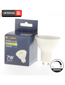 Bombilla LED GU10 Smd Plus 7W Regulable 180º