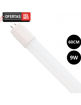Tubo Led T8 600 Mm Stak 9W Cristal Conexión un Lateral