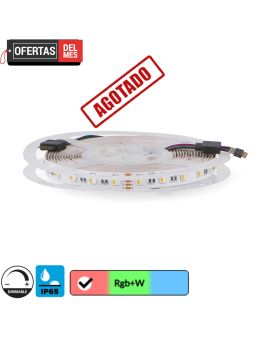  Tira Led 24V Dc Smd5050 Videny Ip65 Rgb+W(3000K) 14W/m - 5 Metros 