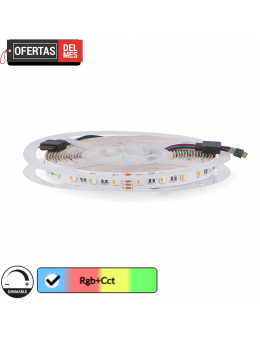 Tira Led 24V Dc Smd5050 Videny Ip20 Rgb+Cct 15W/m - 5 Metros