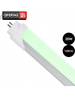 Tubo de Led T8 1200 Mm Ekran 20W Verde Conexión un Lateral