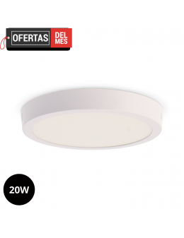 Panel de Superficie Serie Slim Circular 20W