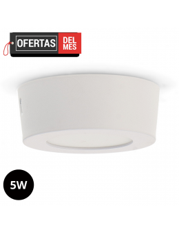 Panel de Superficie Serie Slim Circular 5W