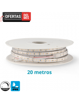 Tira Led 24V Dc Smd2835 Ziadna Ip65 12W/m - 20 Metros
